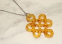 Yellow Liu Li Mystic Knot Stainless Steel Necklace