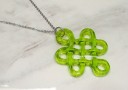 Green Liu Li Mystic Knot Stainless Steel Necklace