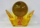 Large Golden Glass Ingot