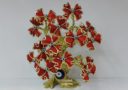 Red Ribbon Evil Eye Flower Tree (Jealousy & Protection)