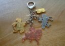 Trinity of Victory Horses Hanging Keychain