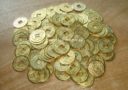 100 Auspicious Gold I-Ching Coins