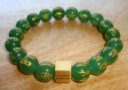 Jade Mantra Minimal Charm Bracelet