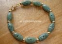 Jade Chinese Coins Charm Bracelet