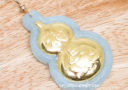 24k Jade Wu Lou with Laughing Buddha and Good Fortune Symbol Pendant