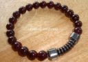Garnet - Hematite Maphisto Charm Bracelet