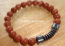 Sandstone - Hematite Maphisto Charm Bracelet