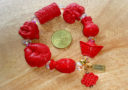 Red Cinnabar All-in-One Charm Bracelet 4