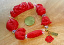 Red Cinnabar All-in-One Charm Bracelet 1