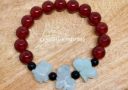 Rabbit, Sheep, Boar Ally Bracelet (Jade and Red Agate)