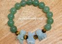 Tiger, Horse, Dog Ally Bracelet (Jade and Green Aventurine)