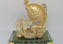 Golden Jumping Carp for Scholastic, Career and Wealth Luck