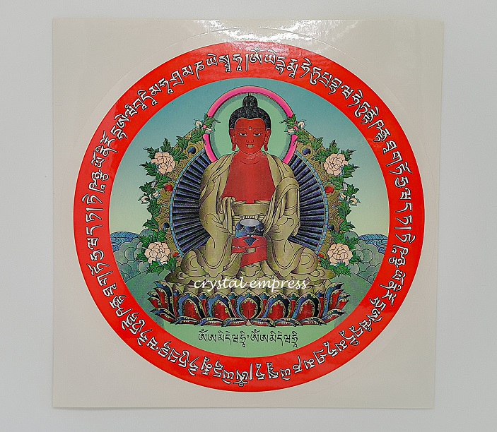 2019 Amitabha Sticker (2 pieces) - Crystal Empress Feng Shui Store