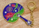 2019 Lotus Mirror Fan Keychain brings Prosperity and Success Energies Your Way