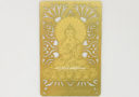 2021 Buddha Vairocana Gold Talisman Card