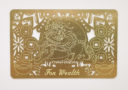 2021 Wealth Pi Yao Gold Talisman Card