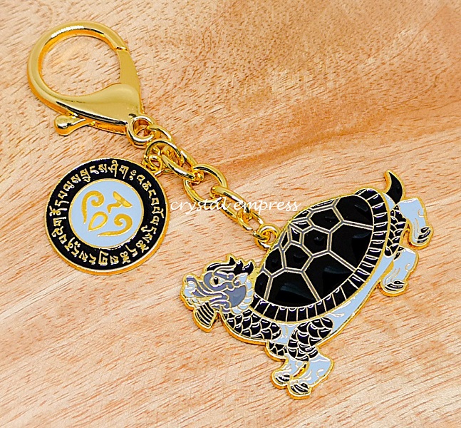 Talosn Key Chain 2021 Black Tortoise Lunar Mansion Talisman Keychain - Crystal Empress ...