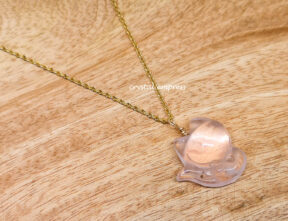 Fox Necklace - Rose Quartz