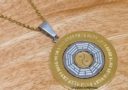 Two-Tone Ying Yang Bagua Pendant/Necklace (Stainless Steel)