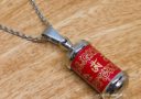 Red Barrel Om Mani Padme Hum Pendant/Necklace (Stainless Steel)