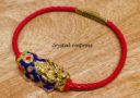 Color Changing Pi Yao Braided Leather Bracelet (Red)