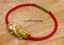 Pi Yao Braided Leather Bracelet (Red)