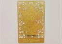 2022 God of Wealth with Tiger Gold Talisman Card