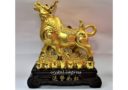 13" Gold Wealth Bull / Ox on Treasures