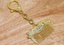 Happy Marriage Comb Amulet Keychain