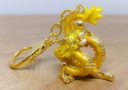 2023 Rising Golden Dragon Holding a Pearl Keychain