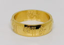 2023 Yellow Dzambala Wealth Mantra Ring (Gold Stainless Steel)