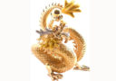 2023 Rising Golden Dragon Holding A Pearl