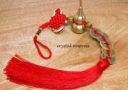 Brass Wu Lou Tassel with Five Emperor Coins
