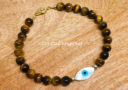 Yellow Tiger Eye Evil Eye Protection Against Jealousy Bracelet
