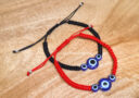 Adjustable Blue Evil Eye Thread Bracelet