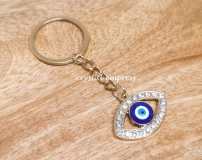 Bejeweled Evil Eye Protection Keychain