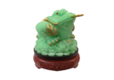 11" Rotating Faux Green Jade Money Frog (Wealth & Reversal of Bad Luck)