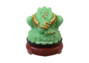 11 inch Rotating Faux Green Jade Money Frog 3