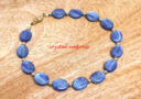 Oval Disc Blue Kyanite Bracelet