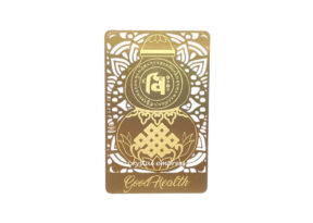 Good Health Talisman Gold Mantra Card