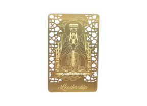 Leadership Talisman Gold Mantra Card 1