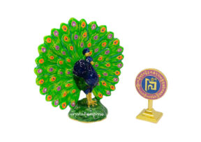 Magic Peacock with Anti-Burglary Plaque