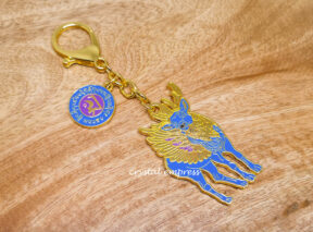 Sky Deer Spirit Essence Amulet Keychain