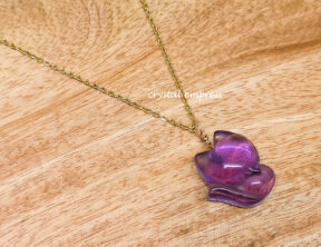 Fox Necklace - Amethyst