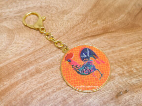 Good Rapport Amulet Keychain - Rooster 1