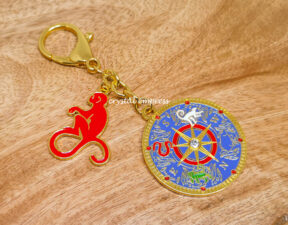 The 4 Element Cross with Monkey Keychain 1