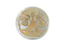 Selenite Charging Plate with Tree of Life and Seven Chakras
