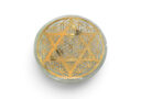 Selenite Charging Plate with Merkaba and Flower of Life
