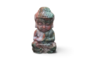 14cm Bloodstone Meditation Buddha Statue