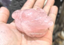 Rose Quartz Money Frog